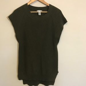 Kenneth Cole New York Green High-Low Sweater (Size XS)